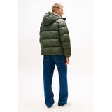 Tommy Jeans Jas Tjm Essential Down Jacket Ext Dm0dm19786 Mrh Pewter Green Mannen Maat - S