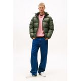 Tommy Jeans Jas Tjm Essential Down Jacket Ext Dm0dm19786 Mrh Pewter Green Mannen Maat - S
