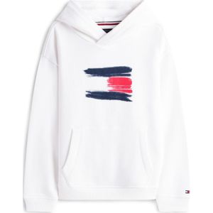 TOMMY HILFIGER Sweatshirt  donkerblauw / knalrood / wit