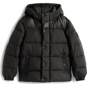 Tommy Hilfiger - Gewatteerd Jack - Regular Fit - Met Afneembare Capuchon