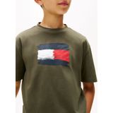 TOMMY HILFIGER Shirt  navy / olijfgroen / rood / wit