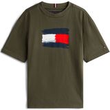 TOMMY HILFIGER Shirt  navy / olijfgroen / rood / wit