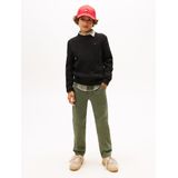 TOMMY HILFIGER - Trui - Zwart - Effen - Lange Mouw