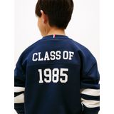 TOMMY HILFIGER Trui 'Varsity'  donkerblauw / rood / wit