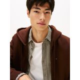 Tommy Jeans - Sweatjack - Effen - Regular Fit - Katoenmix - Met Capuchon