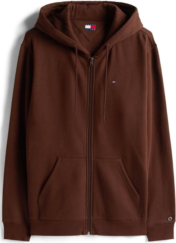 Tommy Jeans - Sweatjack - Effen - Regular Fit - Katoenmix - Met Capuchon