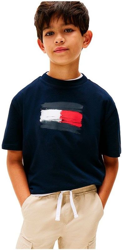 TOMMY HILFIGER Shirt  nachtblauw / rood / wit