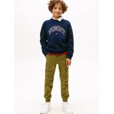 TOMMY HILFIGER Trui 'Varsity'  navy / rood / wit