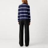 TOMMY JEANS - TJW ESSENTIAL CREW SWEATER EXT - Gebreide Trui - Dark Night Navy/Stripe