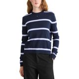 TOMMY JEANS - TJW ESSENTIAL CREW SWEATER EXT - Gebreide Trui - Dark Night Navy/Stripe