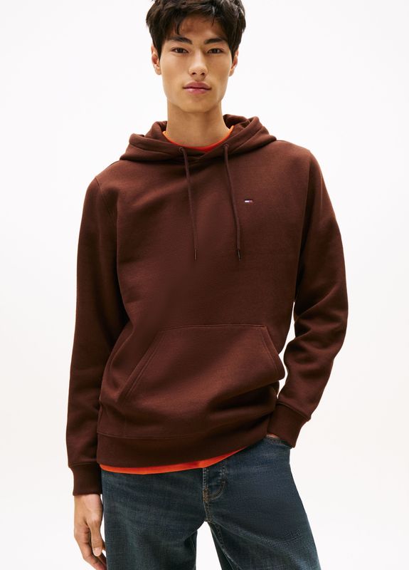 Tommy Hilfiger - Regular Fit - Hoodie - Effen - Katoenmix