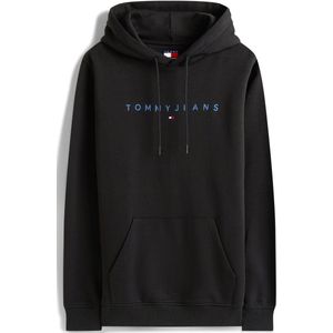 Tommy Jeans, Heren, Sweatshirts & Hoodies, Zwart, Maat: XS Katoen,