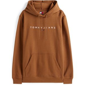 Tommy Jeans - Linear Logo - Hoodie - Katoenmix - Normale Pasvorm