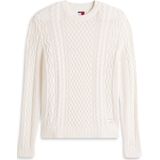 Tommy Jeans - Regular Fit - Gebreide Pullover - Effen - Puur Katoen