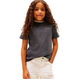 TOMMY HILFIGER Shirt  antraciet / wit