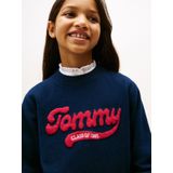 TOMMY HILFIGER - Trui - Marine/Rood/Wit - Knitwear - Lange Mouw