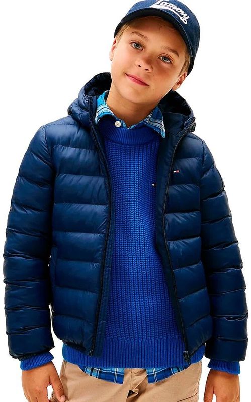 Tommy Hilfiger - Gewatteerde Jas - Donkerblauw