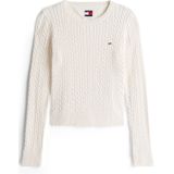Tommy Jeans - Regular Fit - Gebreide Pullover - Katoen - Effen/Gestructureerd