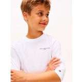 Tommy Hilfiger - MINI CORP T-SHIRT LS - Shirt met Lange Mouwen - Wit