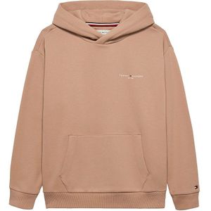 TOMMY HILFIGER - Hoodie - Beige - Molton Materiaal