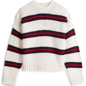 Tommy Jeans - Gebreide Pullover - Regular Fit - Met Alpaca - Gestreept