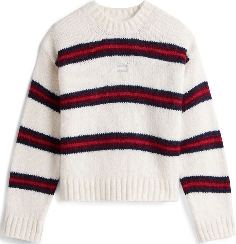 Tommy Jeans Trui  marine / bourgogne / wit