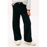 Tommy Hilfiger - MABEL CORDUROY PANTS - Ribbroek - Dark Night Navy