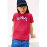Tommy Hilfiger - T-shirt - Rood - 100% Katoen