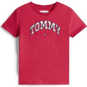 Tommy Hilfiger - T-shirt - Rood - 100% Katoen