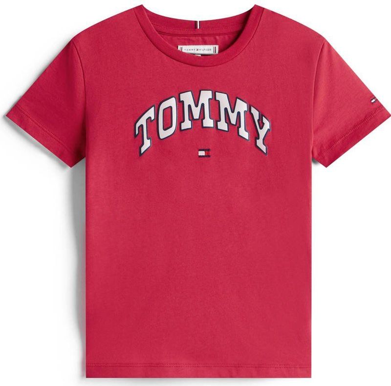 Tommy Hilfiger - T-shirt - Rood - 100% Katoen
