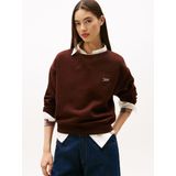 Tommy Jeans - Sweatshirt - Effen - Relaxed Fit - Katoenmix