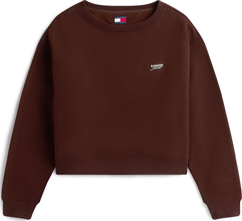 Tommy Jeans - Sweatshirt - Effen - Relaxed Fit - Katoenmix