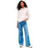 Tommy Hilfiger, Dames, Sweatshirts & Hoodies, Blauw, Maat: L Katoen,