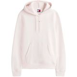 Tommy Jeans - Lineaire Hoodie - Roze - Dames - Katoen