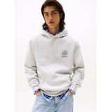 Tommy Jeans - TJM REG WASHED CREST PLAY - Hoodie - Grijs