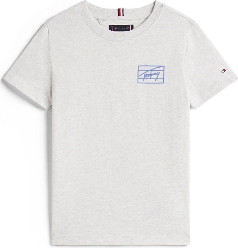 T-shirt - Light Grey Heather - Korte Mouwen - Ronde Hals