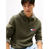 Tommy Jeans Sweatshirt 'ESSENTIAL'  groen