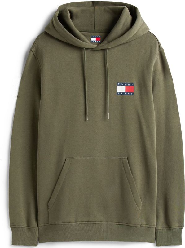 Tommy Jeans Sweatshirt 'ESSENTIAL'  groen