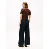 Tommy Hilfiger Dames DNM Rinse 70's Wide Leg HW WW0WW48395 Andere Jeans, Denim, 2824, Denim (Rinse), 24W / 28L