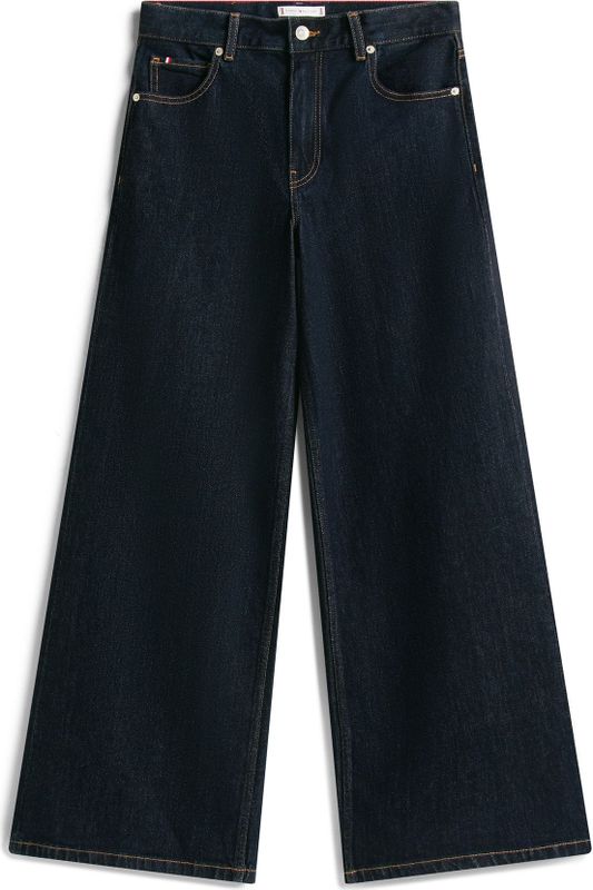 Tommy Hilfiger Dames DNM Rinse 70's Wide Leg HW WW0WW48395 Andere Jeans, Denim, 2824, Denim (Rinse), 24W / 28L