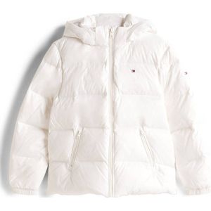 Tommy Hilfiger - Gewatteerde Jas - Ivoor - Met Capuchon