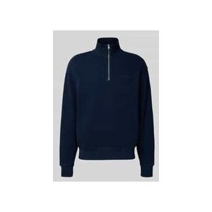 Tommy Jeans - TJM RLX Waffle Script Qrtr ZIP - Coltrui - Donkerblauw - Katoen