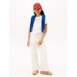 TOMMY HILFIGER - Shirt VARSITY - Marine - Kwartmouw - Ronde Hals