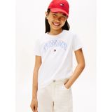 Tommy Hilfiger - Varsity - Shirt - Marine - Hemelsblauw - Rood - Wit