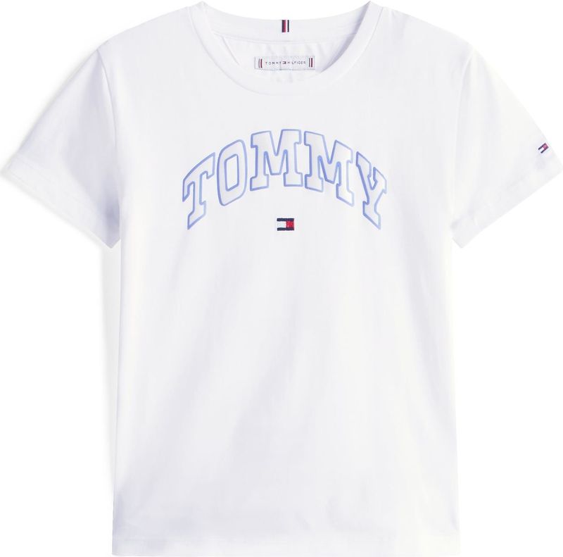 Tommy Hilfiger - Varsity - Shirt - Marine - Hemelsblauw - Rood - Wit