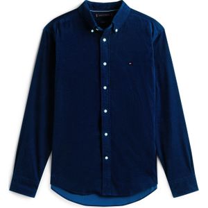Tommy Hilfiger - Corduroy Overhemd - Effen - Regular Fit - Puur Katoen