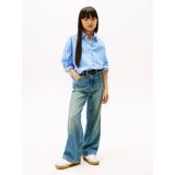 TOMMY HILFIGER Blouse  lichtblauw / wit