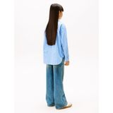 TOMMY HILFIGER Blouse  lichtblauw / wit