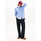 TOMMY HILFIGER Blouse 'Ess'  blauw / lichtblauw / lichtrood / wit