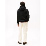 TOMMY HILFIGER - Sweatshirt - Zwart - Capuchon met Trekkoord - Lange Mouw